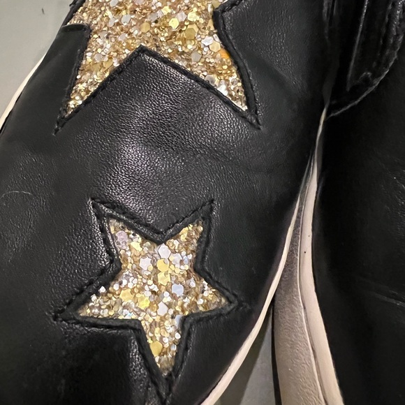 MICHAEL KORS leather stacked sole slip on flats. 🖤💛🤍 - Picture 6 of 6